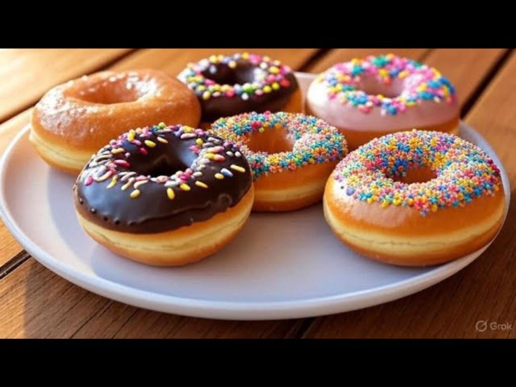 Homemade Fluffy Chocolate Donuts