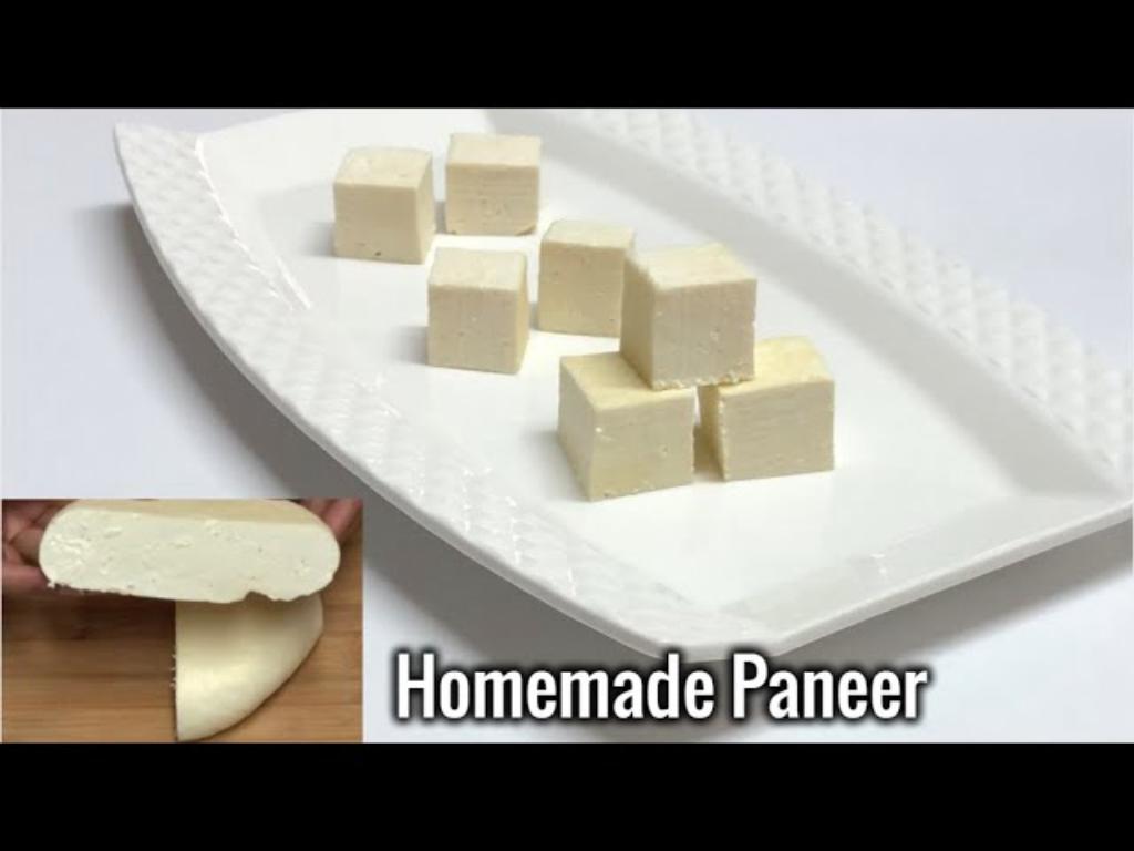 Homemade Paneer – Indian Style