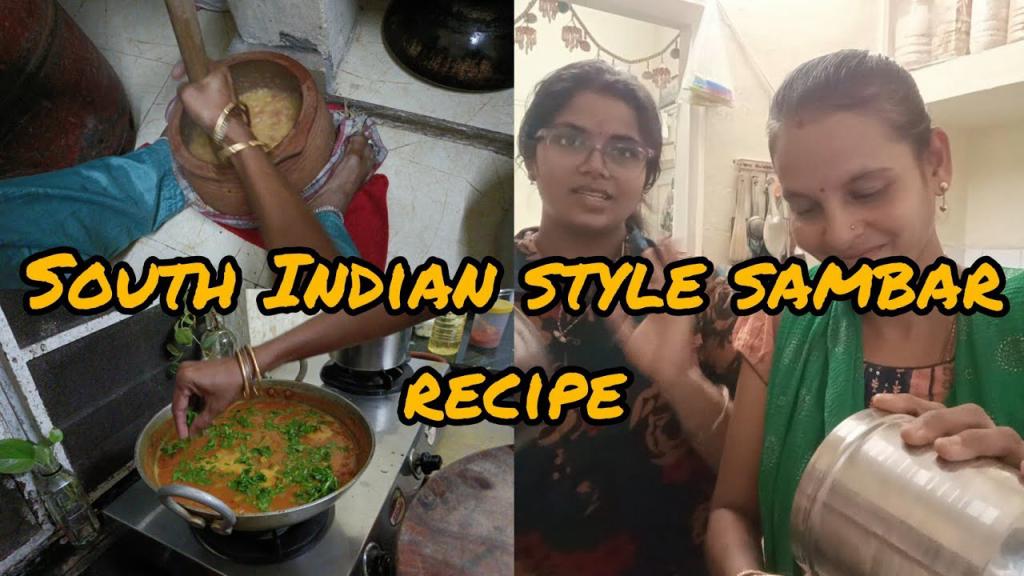 Homemade Sambar Recipe - South Indian Style