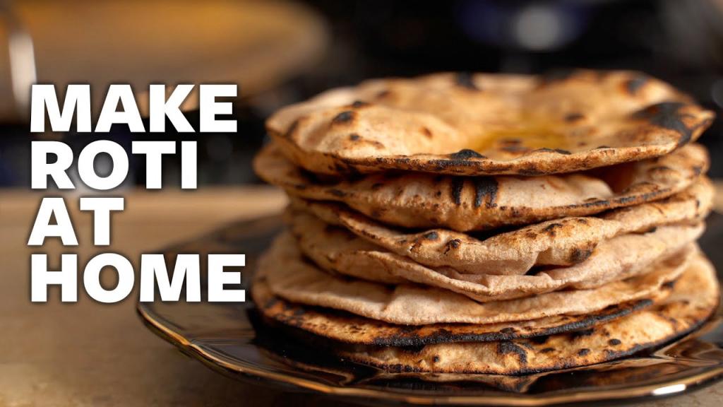 How to Make Roti (Indian Flatbread) with Ghee