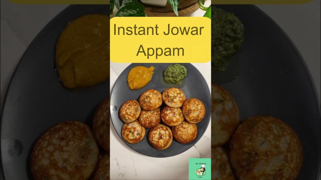 Instant Jowar Appam – South Indian Snack