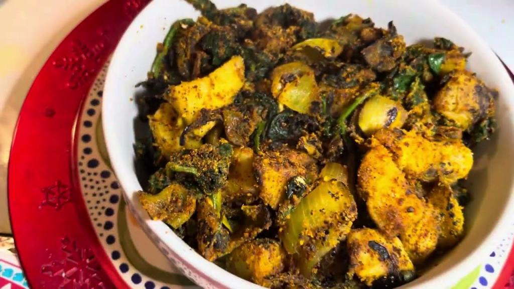 Instant Pot Spinach Potato Curry