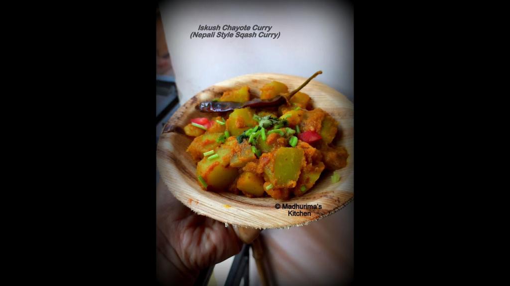 Iskush Chayote Curry (Nepali Style Squash Curry)