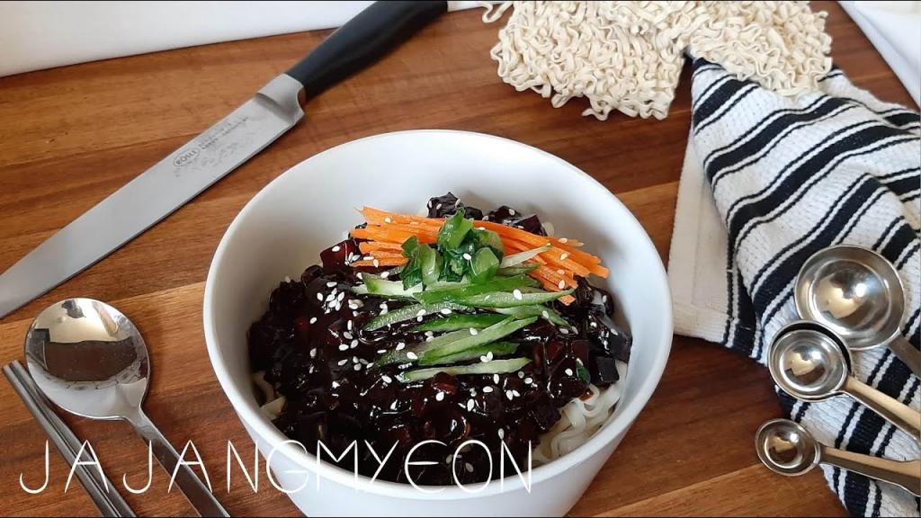 Jajangmyeon – Korean Black Bean Noodles