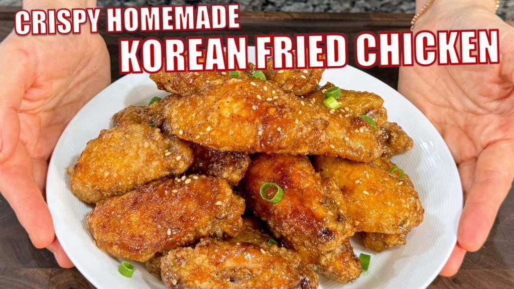 Korean Fried Chicken (Honey Soy Garlic Chicken Wings)