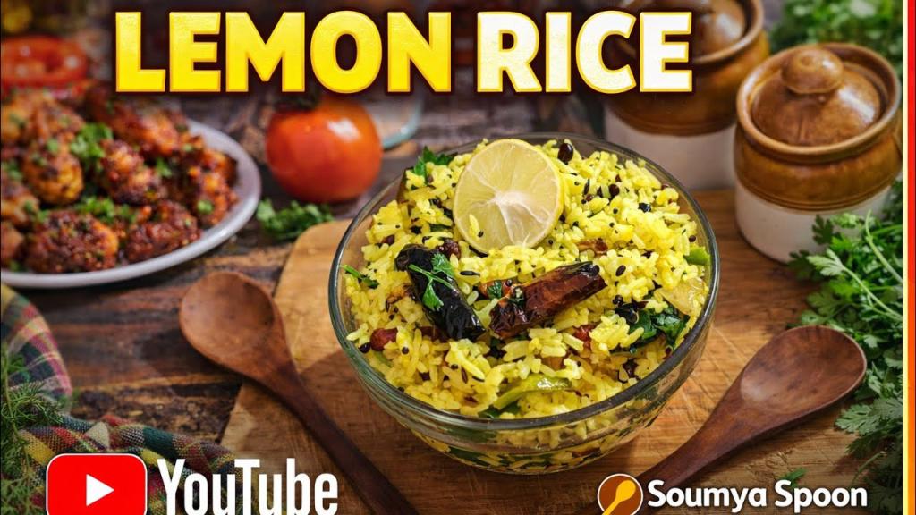 Lemon Rice - South Indian Style