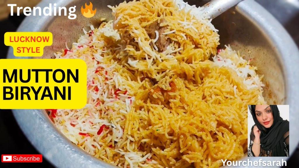 Lucknow Special Mutton Biryani