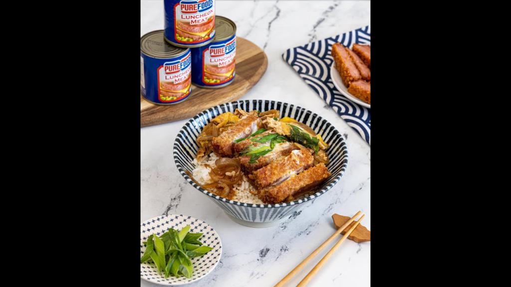 Luncheon Meat Katsudon – Japanese