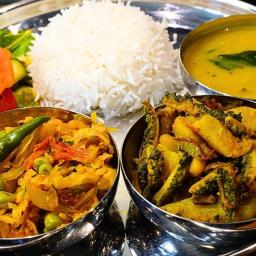 Everyday Vegetarian/Vegan Indian Thali