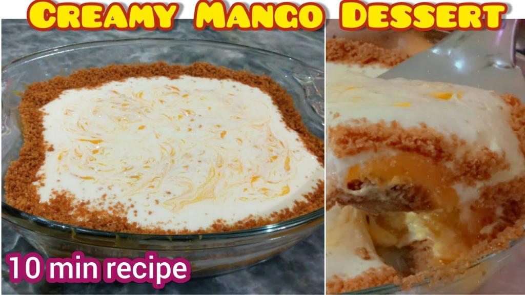Mango Dessert - No-Bake Creamy Delight