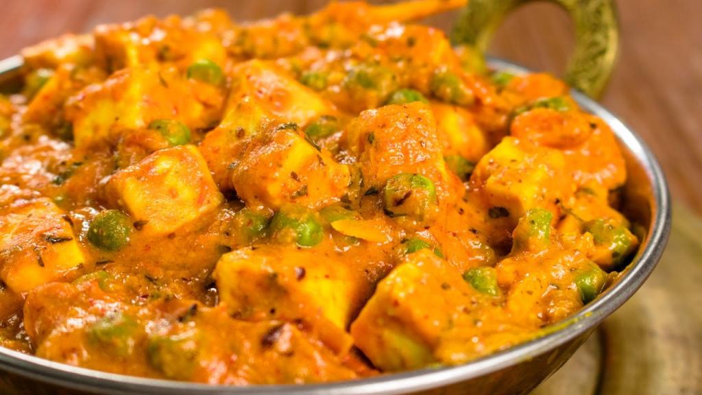 Matar Paneer (Home Style)