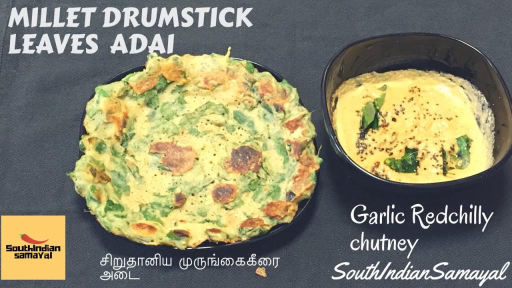 Millet Drumstick Leaves Adai