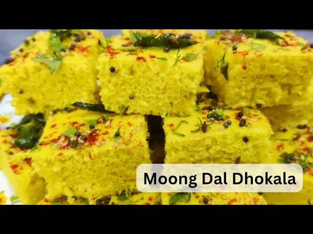 Moong Dal Dhokla Recipe - Healthy & Soft Dhokla
