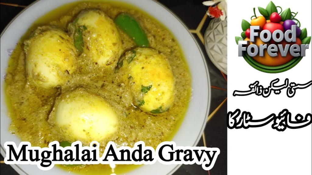 Mughalai Anda Gravy – Creamy Egg Curry