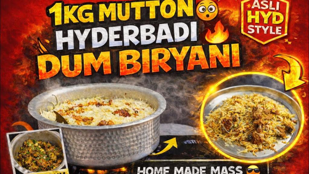 Mutton Biryani – Hyderabadi Style