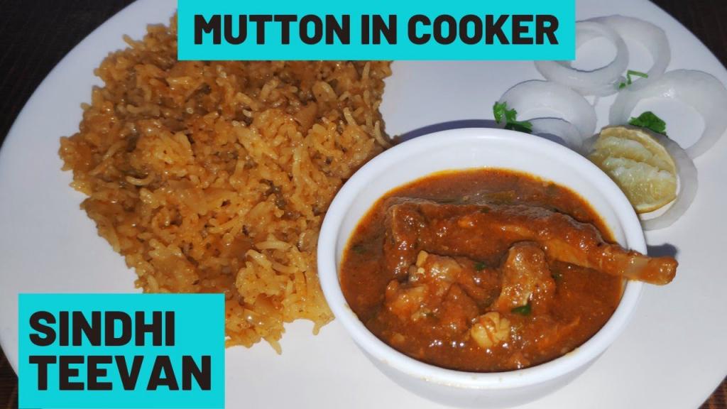 Mutton in Cooker Sindhi Teevan