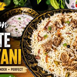 White Mutton Biryani