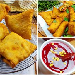 Chicken Samosa, Rolls & Patties with Sweet Chilli Sauce – Epic Foods