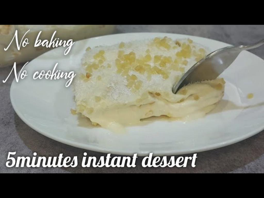 No-Bake Biscuit Pudding