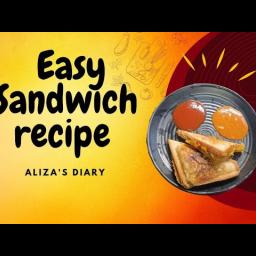 Vegetable Cheese Sandwich - Quick & Easy