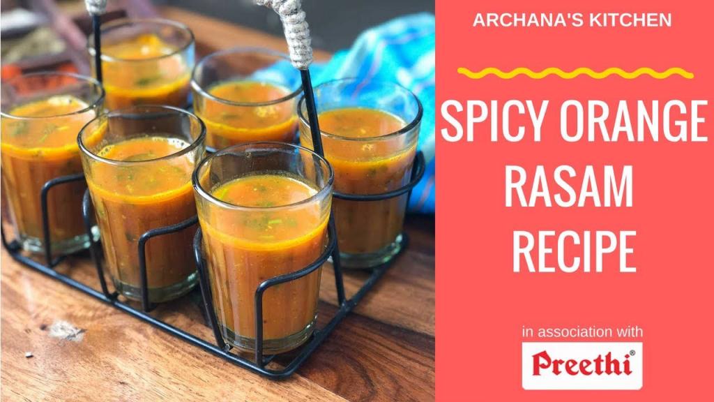 Orange Rasam – South Indian Style