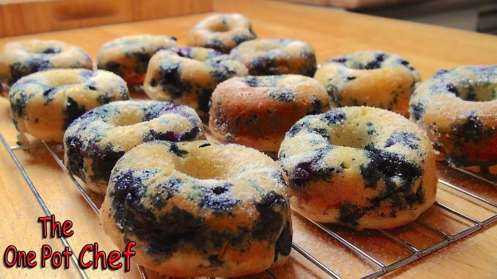 Oven Baked Blueberry Donuts – Dessert