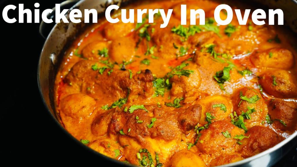 Oven Baked Chicken Curry