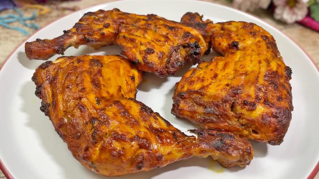 Oven-Baked Tandoori Chicken Legs