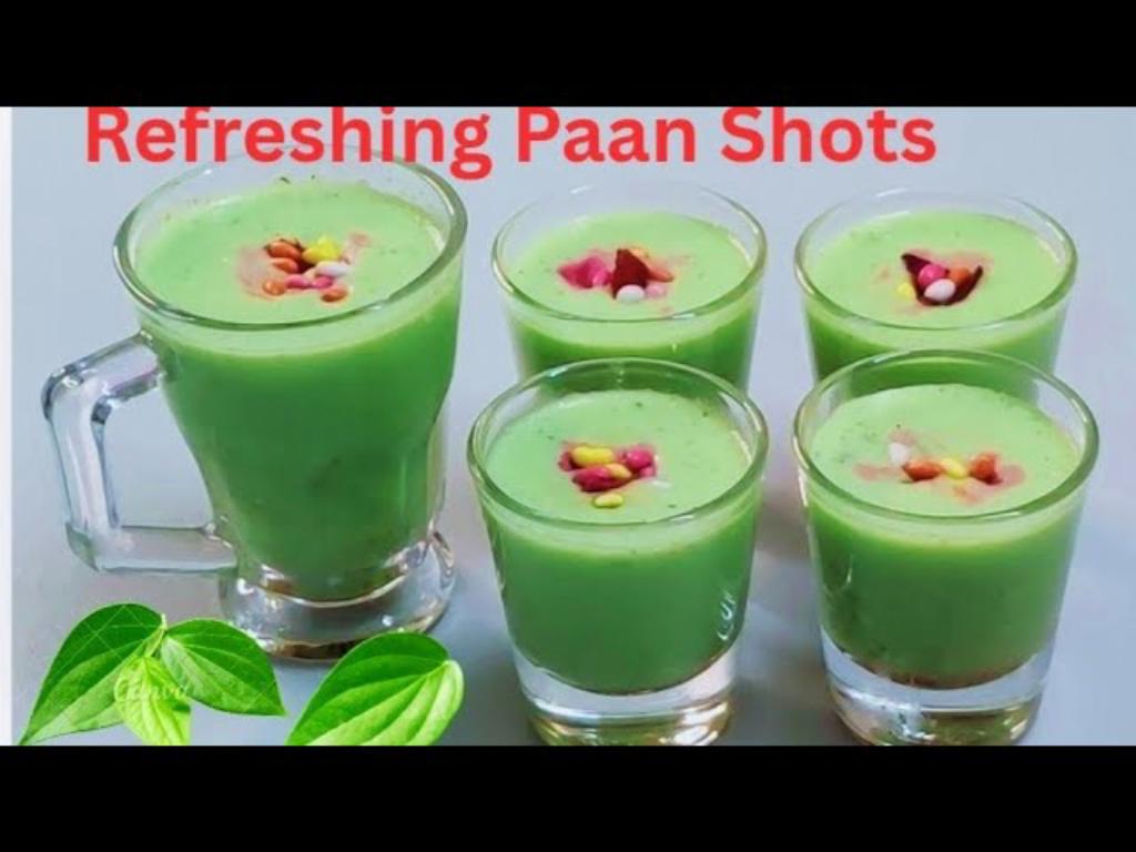 Paan Shot - Refreshing Indian Drink