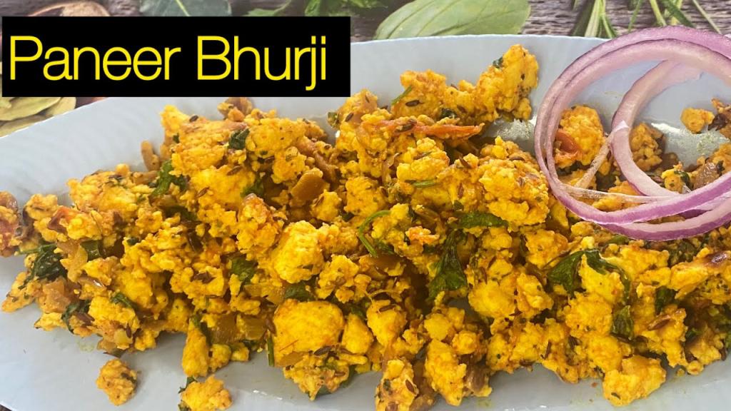 Paneer Bhurji – North Indian Style