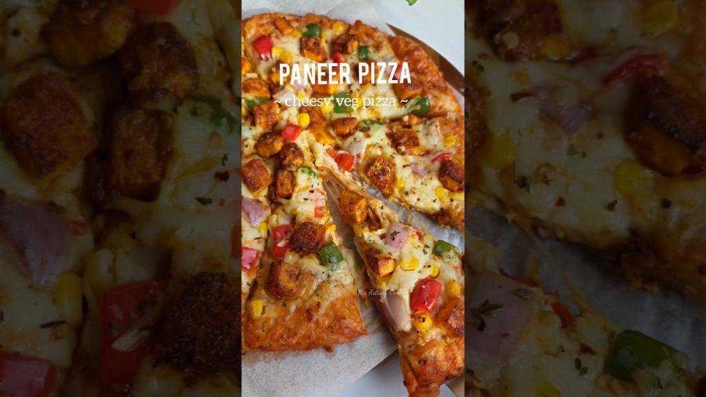 Paneer Pizza – Cheesy Veg Pizza