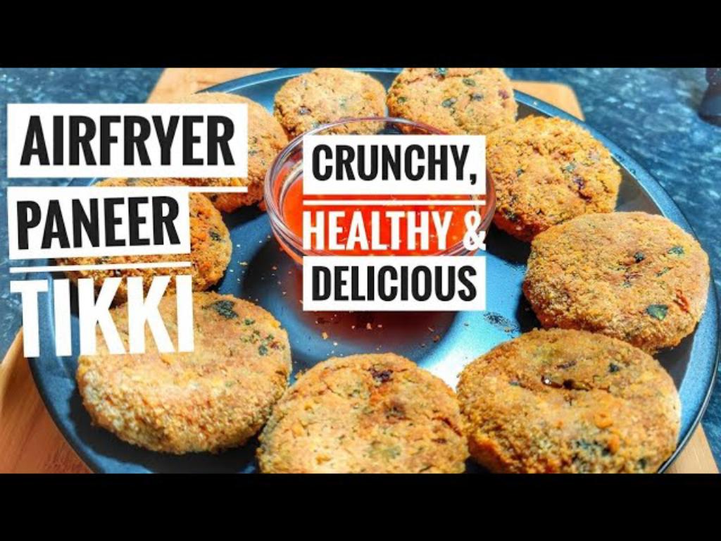 Paneer Tikki / Cutlet - Air Fryer Recipe
