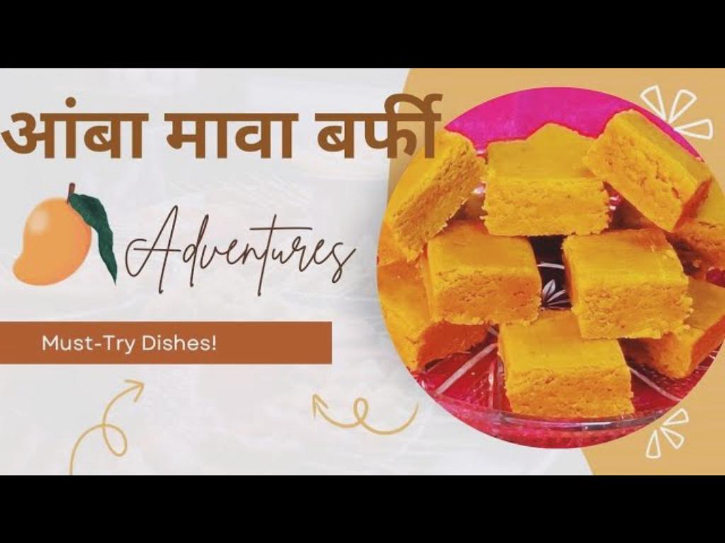 Pune's Famous Amba Mawa Wadi (Mango Khoya Fudge)