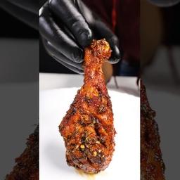 Spicy Garlic Butter Chicken Drumsticks - ASMR