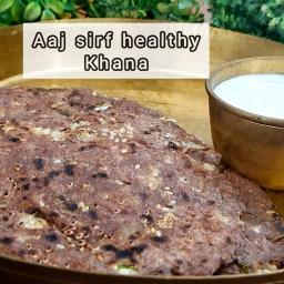 Ragi Sweet Potato Stuffed Paratha