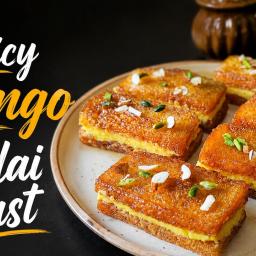 Mango Malai Toast