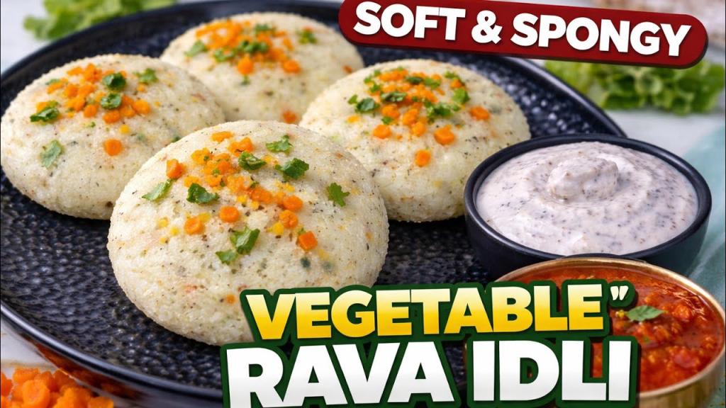 Rava Idli for Lunch Box