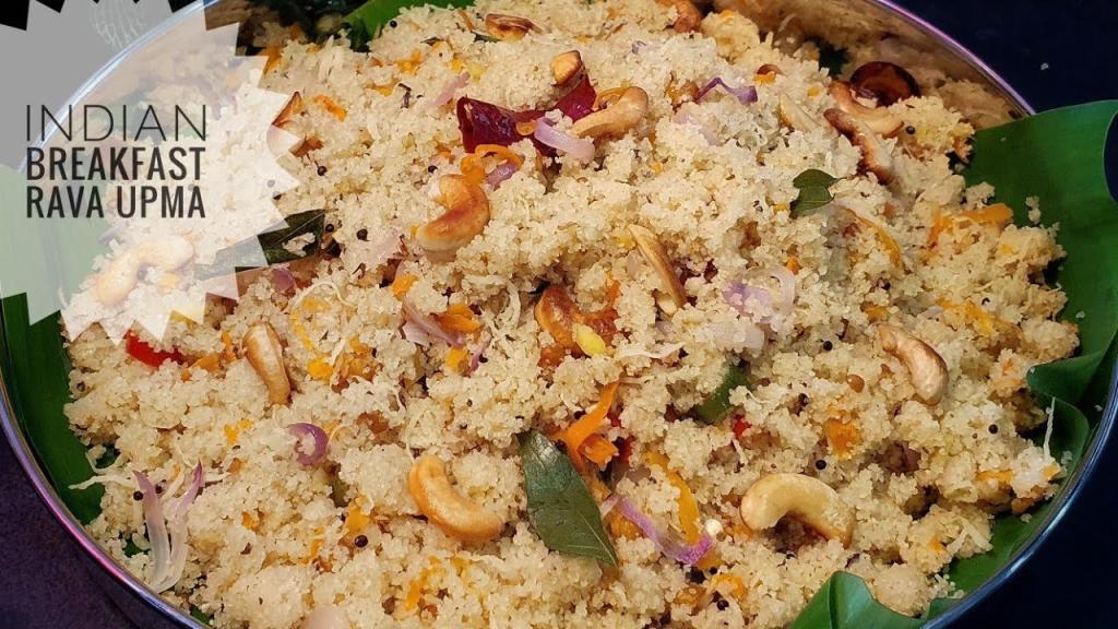 Rava Upma Recipe - South Indian Breakfast