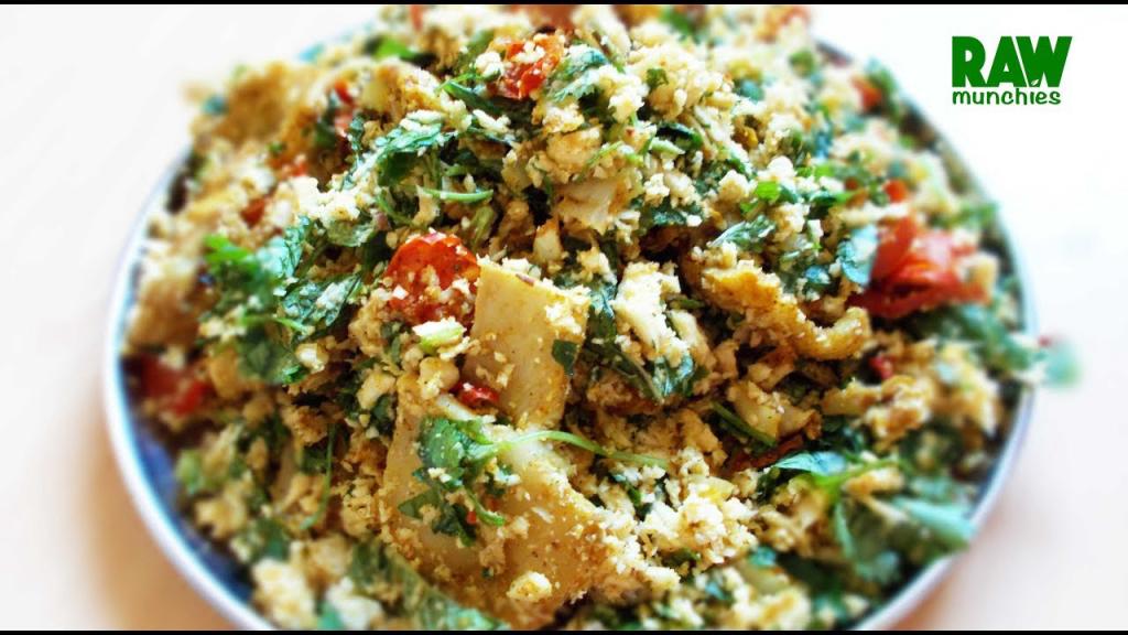 Raw Vegan Biryani - Indian Style