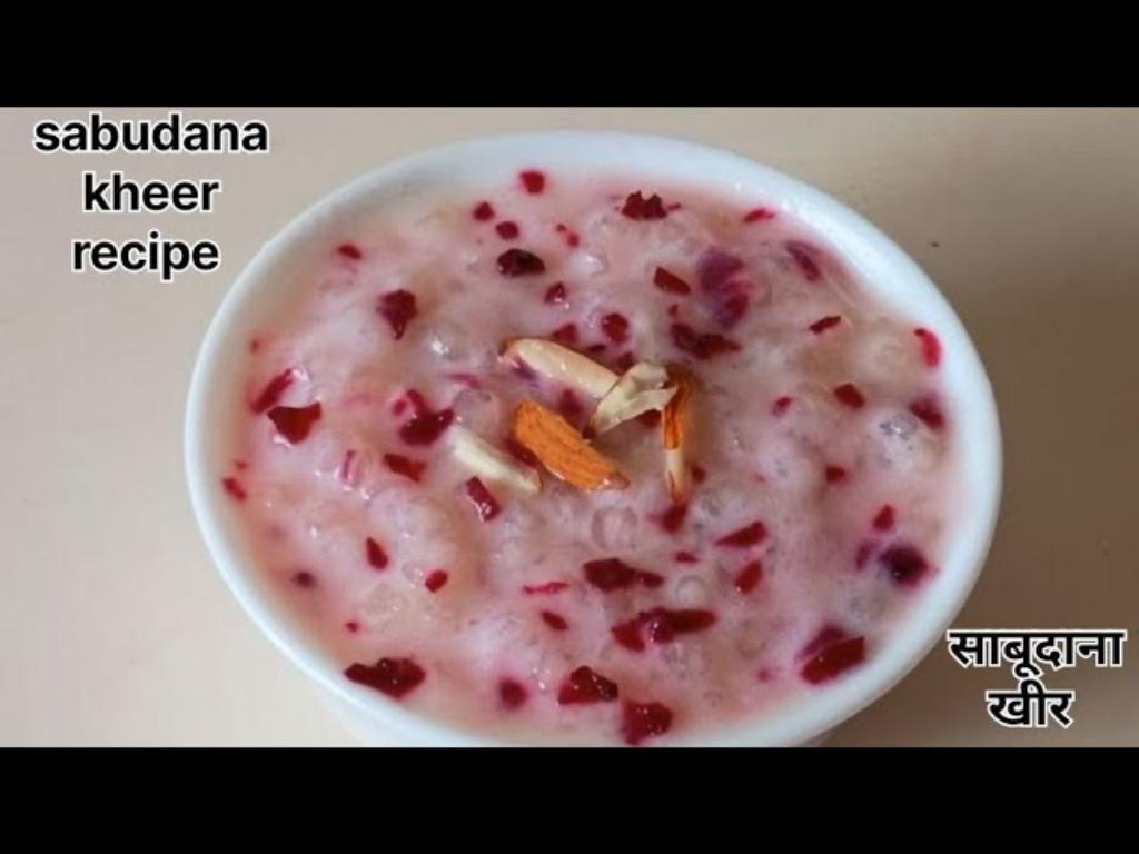 Sabudana Kheer (Sago Pudding)