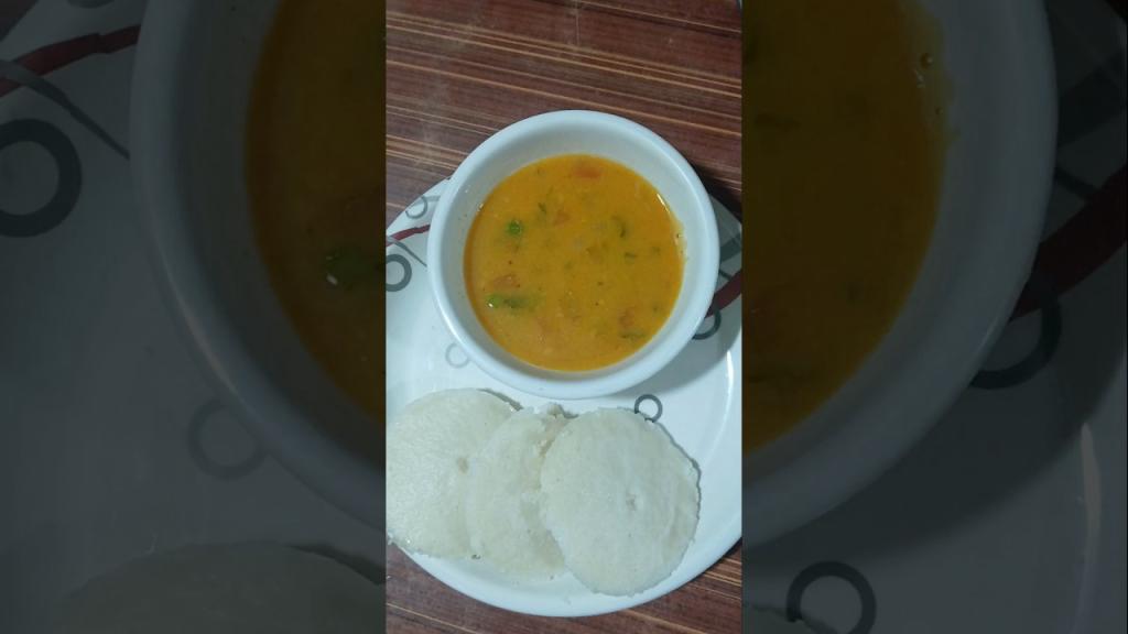 Sambar and Idli