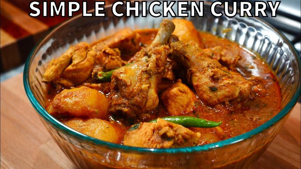 Simple Chicken Curry with Potatoes – Bengali Style