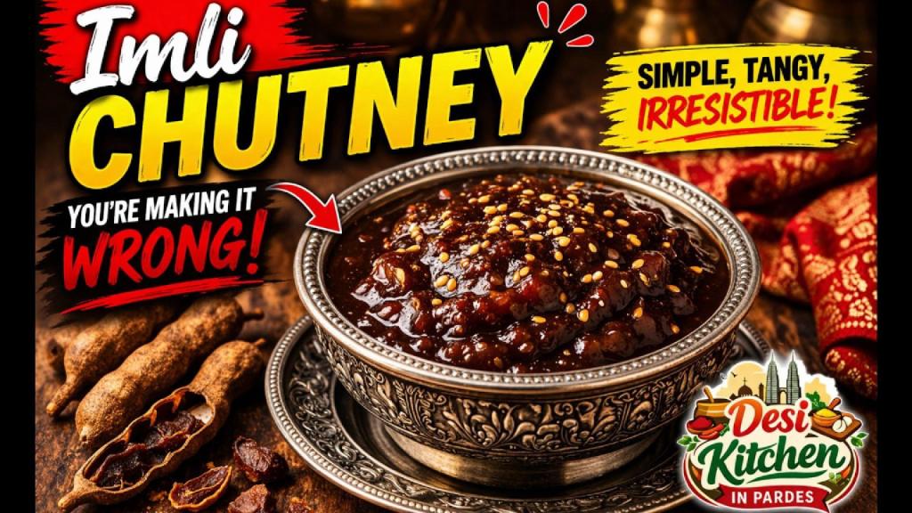 Simple, Tangy, Irresistible Imli Chutney