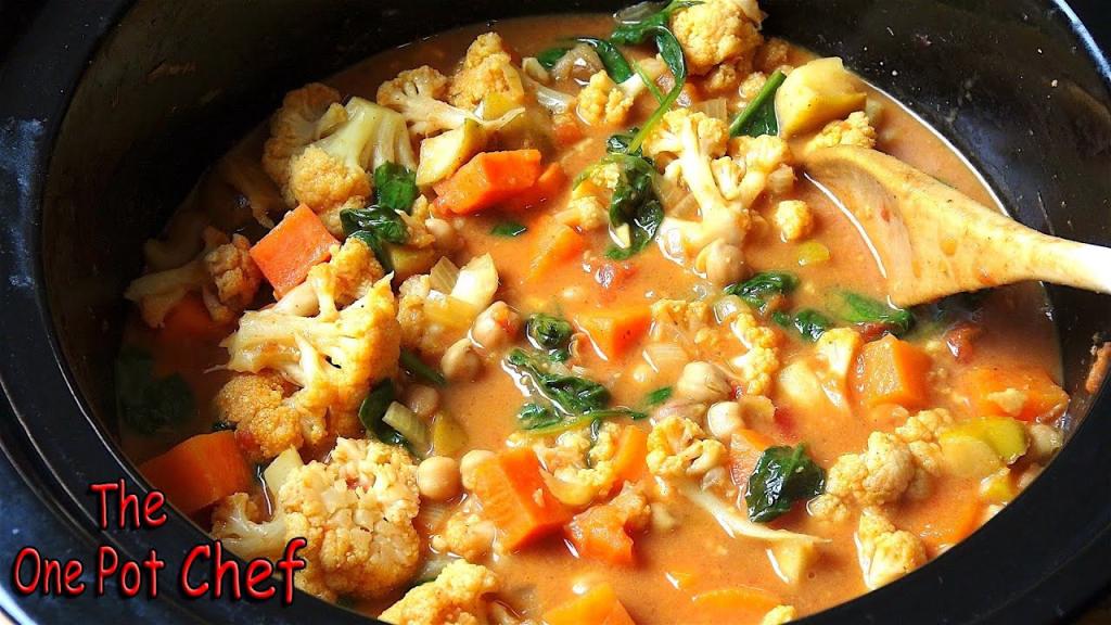 Slow Cooker Vegetable Curry – Indian Style