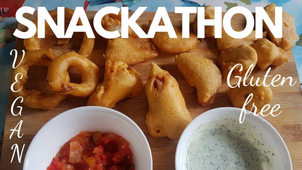 Snackathon Platter – Vegan & Gluten-Free Fritters