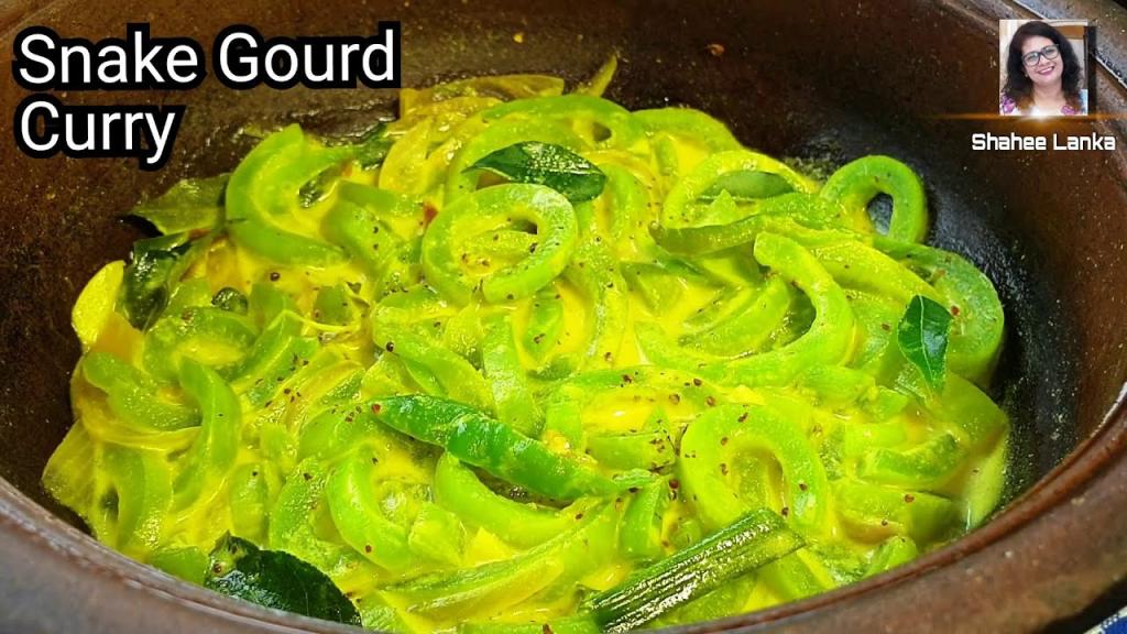 Snake Gourd Curry – Sri Lankan Style