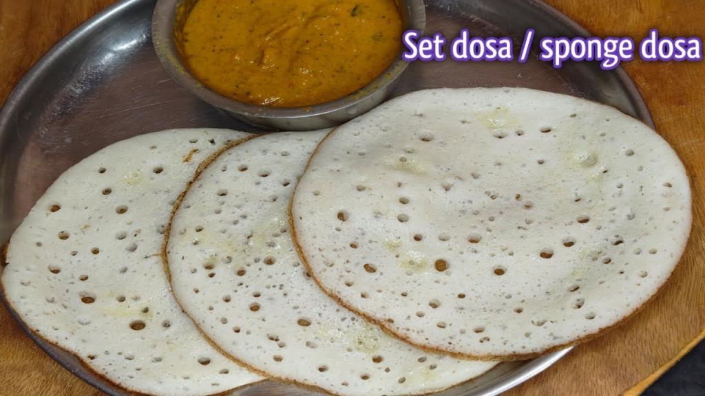 Soft and Spongy Set Dosa