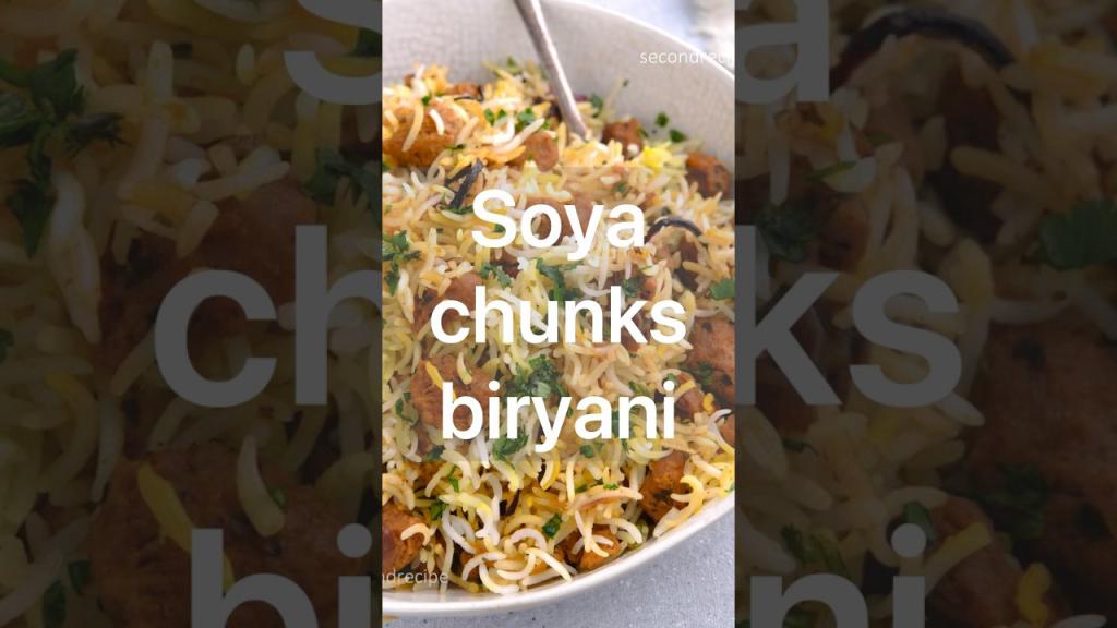 Soya Chunks Biryani