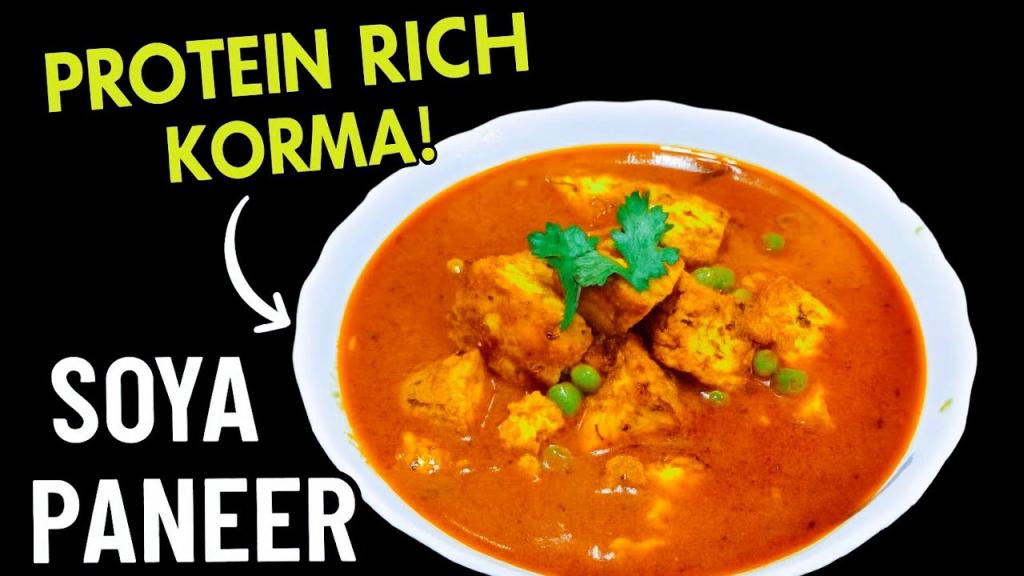 Soya Paneer Korma Without Onion Garlic