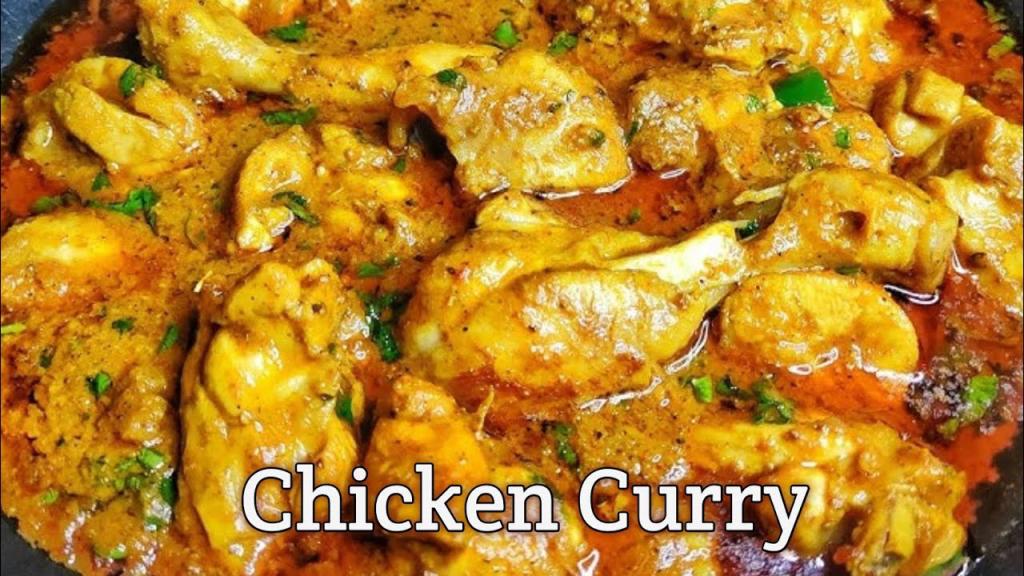 Spicy Chicken Curry with Potatoes - Indian Style